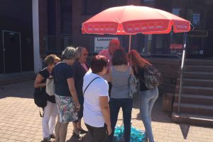 Salinarium Warmaussenbecken 2018 Unterschriftenaktion SPD Bad Dürkheim