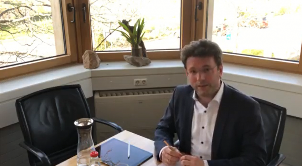 Bürgermeistervideo zur Corona Situation 27.03.2020