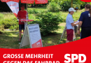 Große Mehrheit gegen Fahrradfahren im Kurpark